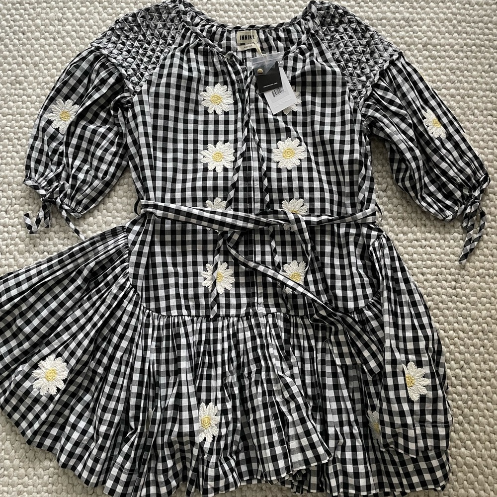 Innika Choo Gingham Daisy dress